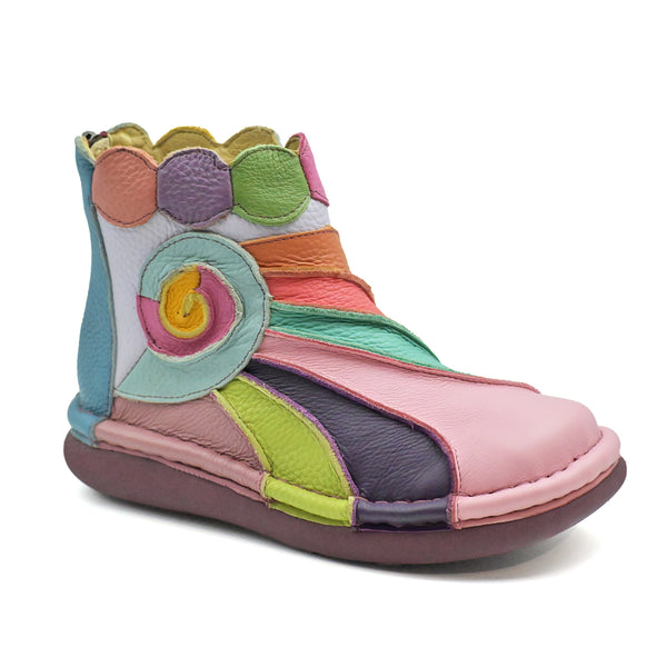 Oak silver rainbow shoes