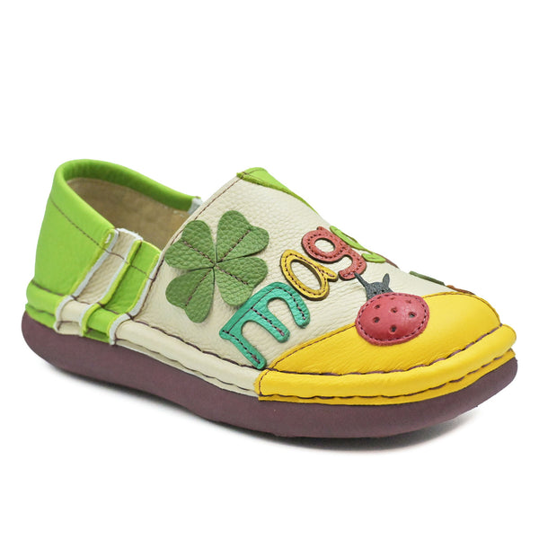 Oak silver rainbow shoes