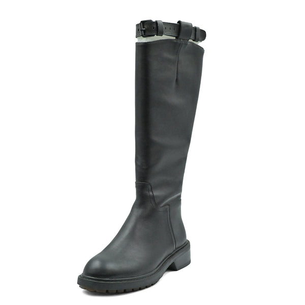 Oak silver thigh boots