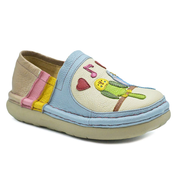 Oak silver rainbow shoes